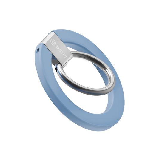 BAZIC GOMAG GRIP, MAGSAFE COMPATIBLE MAGNETIC PHONE GRIP - BLUE