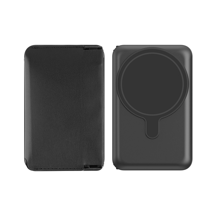 ENERGEA MAGWALLET CASH 5K, 5000MAH MAGPAC PLUS POWER BANK WITH MAGWALLET CASH - GUN/BLK