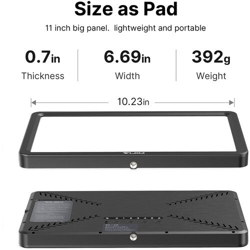 VIJIM K20 11'' Edge Lit Streaming Light 10W