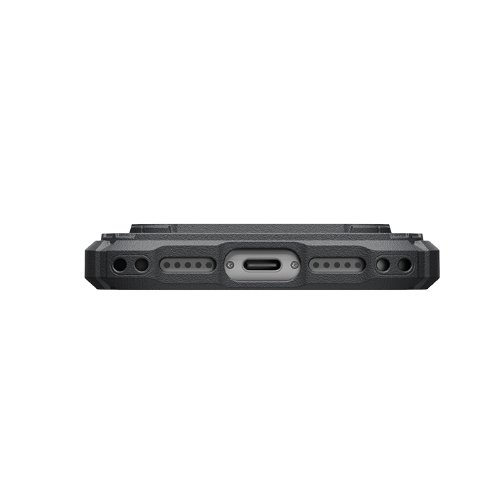 PIATAK Cairn Case for iPhone 18 Pro Classic-Black Grey(Twill)-01