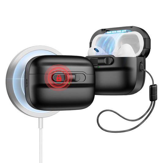 ESR Pulse Magnetic Lock Case (HaloLock), Compatible with AirPods Pro 2nd Gen