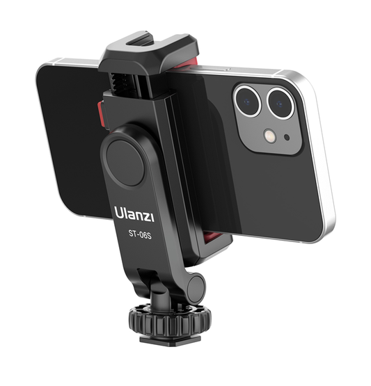 Ulanzi ST-06S Hot Shoe Phone Clamp Black