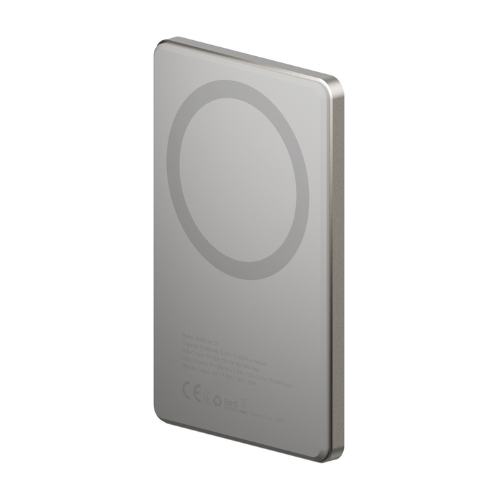 ENERGEA ALUPAC AIR, 5000MAH ULTRA LIGHT ALUMINIUM MAGSAFE COMPATIBLE POWER BANK