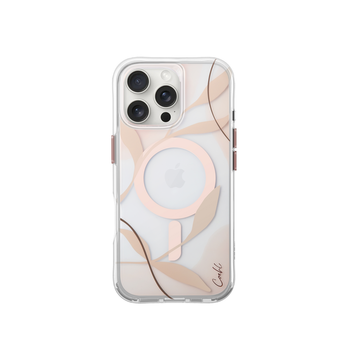UNIQ COEHL IPHONE 16 PRO (2024) 6.3 MAGNETIC CHARGING VERDURE - SPRING BLOSSOM (Copy)