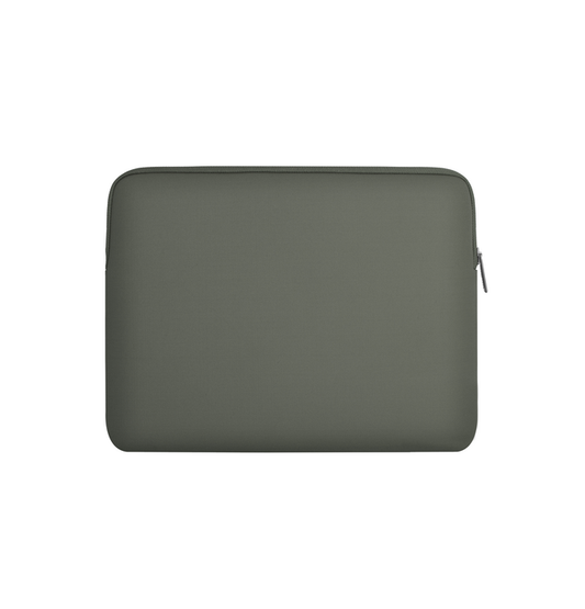 UNIQ CYPRUS WATER-RESISTANT NEOPRENE LAPTOP SLEEVE (UP TO 14”) -PEWTER GREEN