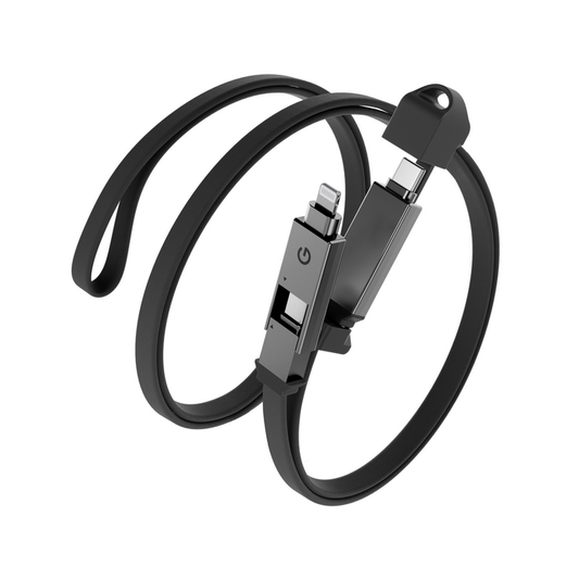 ENERGEA SHEATH 2-IN-1 C TO C + LIGHTNING CABLE, 480MBPS, 60W, 1M -GUN