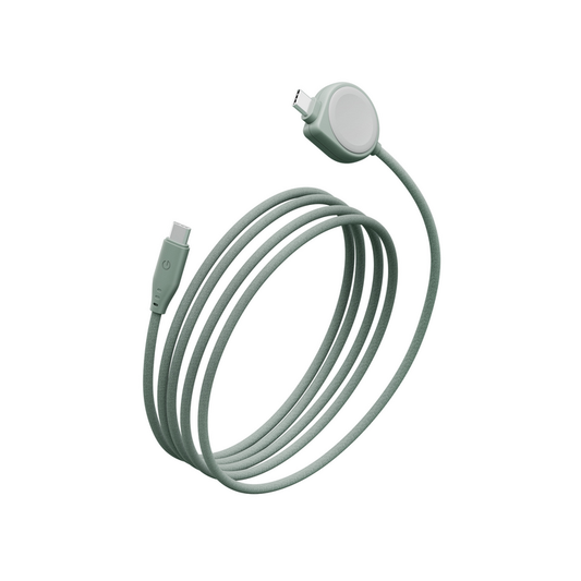 ENERGEA FLOW DUO WATCH, 2-IN-1 C TO C + WATCH CABLE, 480MBPS, 60W, 1.5M