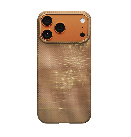 PITAKA IPHONE 17 PRO ULTRA-SLIM CASE GOLDEN GLINT (PitaTap™)