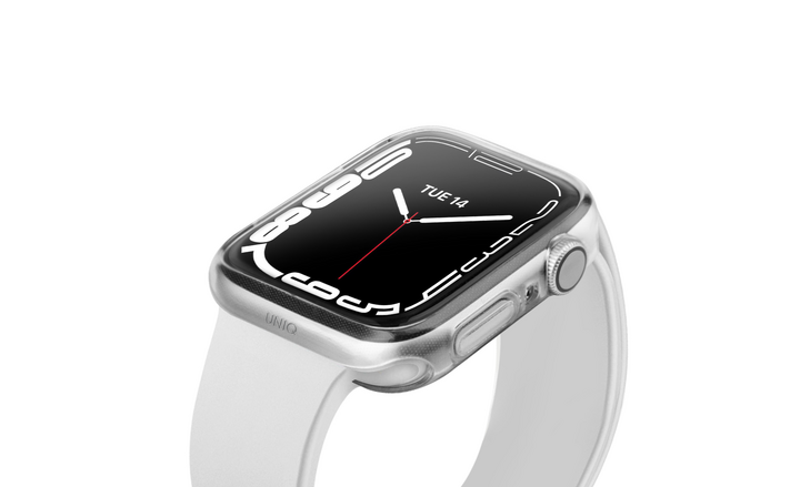 UNIQ GLASE APPLE WATCH CASE DUAL PACK 41MM - CLEAR/ SMOKE