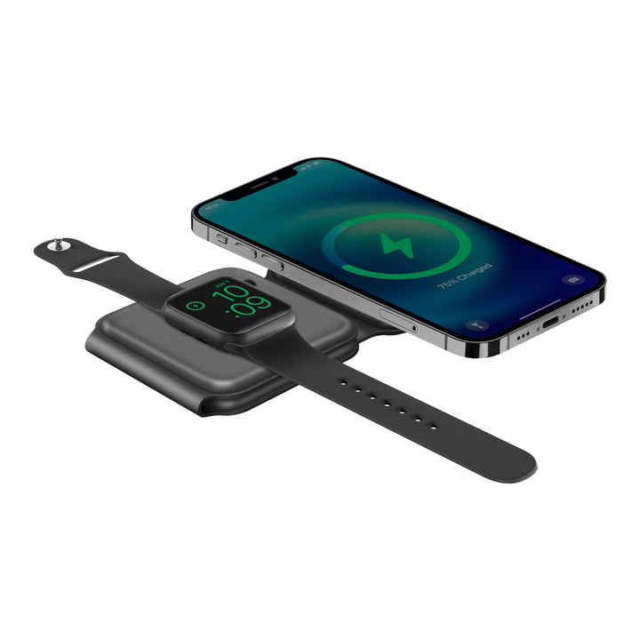 BAZIC GOMAG TRIO, 3IN1 FOLDABLE MAGNETIC WIRELESS CHARGER 15W IPHONE/WATCH/AIRPODS - GREY
