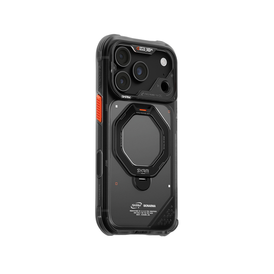 SKINARMA IPHONE 18 PRO 6.3 (2026) SATURN (ROTATING KICK-STAND) - Black