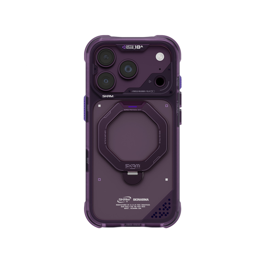 SKINARMA IPHONE 18 PRO MAX 6.9"" (2026) SATURN (ROTATING KICK-STAND) - Burgundy