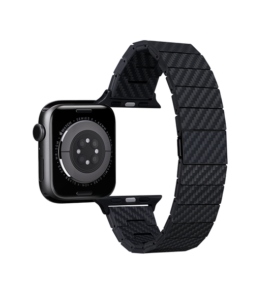 PITAKA APPLE WATCH BAND MODERN ARAMID & CARBON FIBER 42/44/45/46/49mm & 38/40/41mm