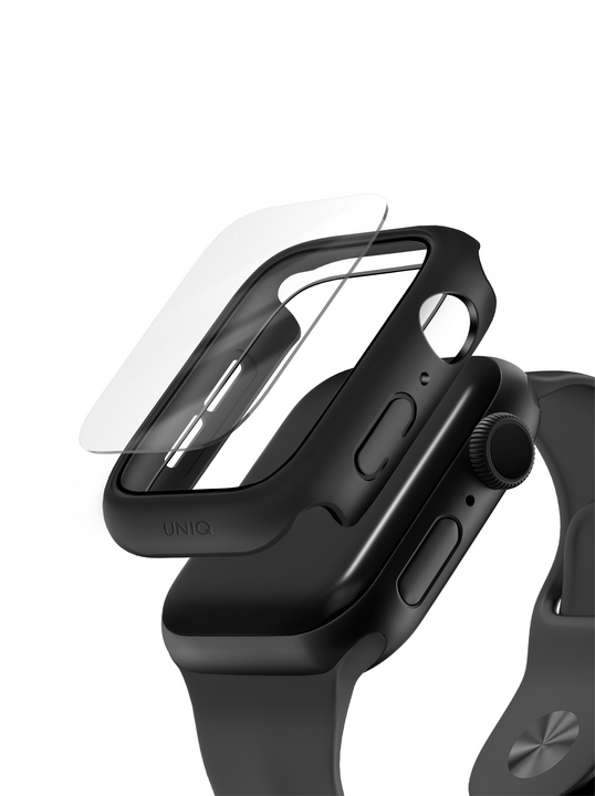 UNIQ NAUTIC WATCH CASE WITH IP68 WATER-RESISTANT TEMPERED GLASS SCREEN PROTECTION 44MM