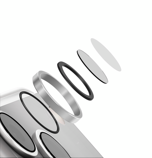 UNIQ OPTIX ALUGUARD (DX2) IPHONE 18 PRO/18 PRO MAX (2026) 6.3/6.9 CAMERA LENS PROTECTOR-Sterling-SIlver