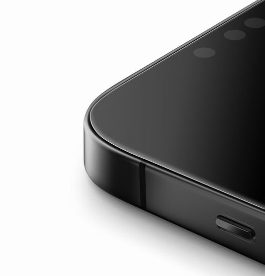 واقي شاشة زجاجي شفاف يونيك أوبتكس لهاتف آيفون 17 برو (2025) مقاس 6.3 بوصة