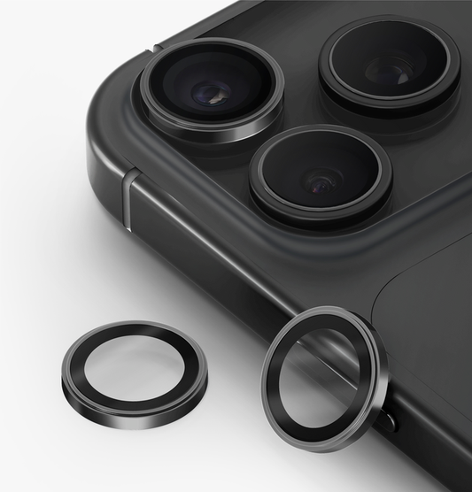 UNIQ OPTIX PRIME IPHONE 18 PRO/18 PRO MAX (2026) 6.3/6.9 CAMERA LENS PROTECTOR Graphite-Chrome
