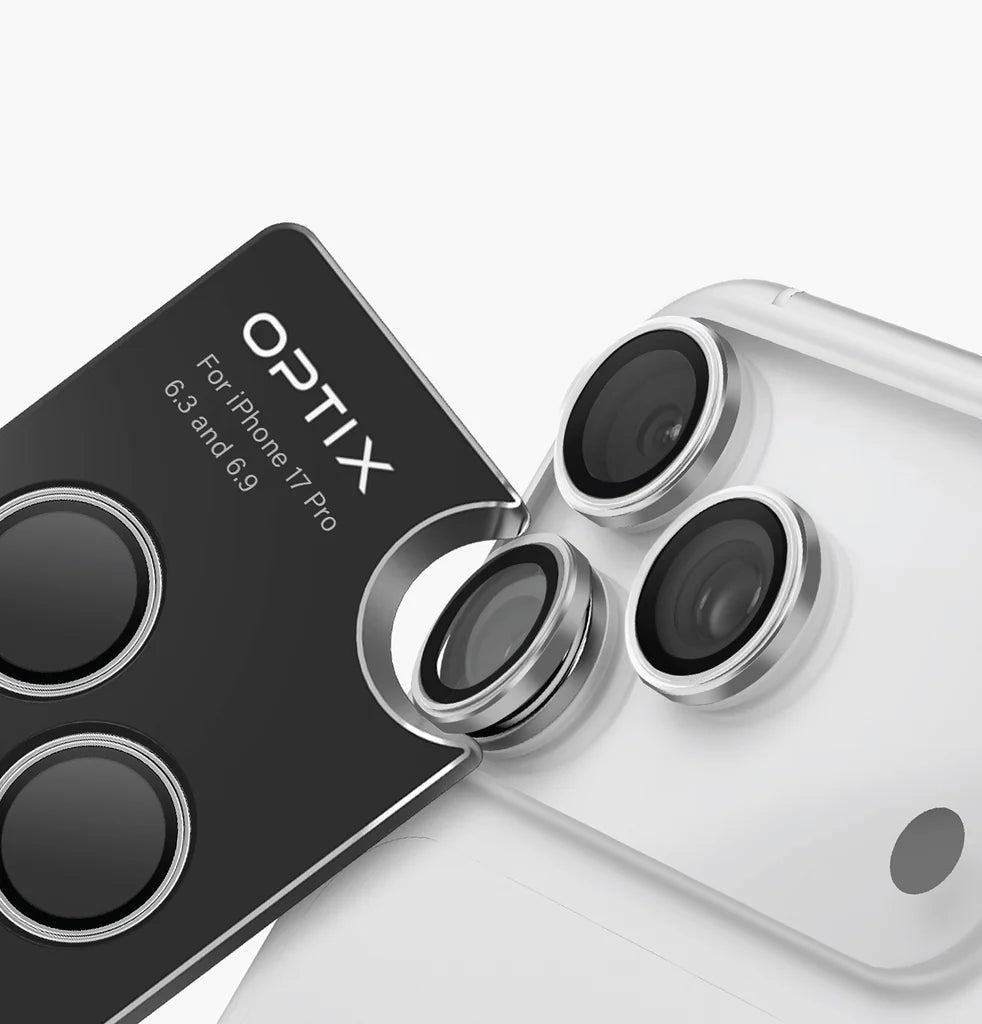 UNIQ OPTIX IPHONE 17 PRO/17 PRO MAX (2025) 6.3/6.9 ALUMINIUM CAMERA LENS PROTECTOR