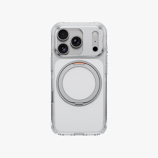 UNIQ HYBRID IPHONE 18 PRO MAX (2026) 6.9 SWIVIX مع مسند دوار 360 - شفاف لامع