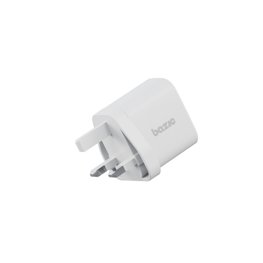 BAZIC GOPORT VELOX KIT, 1C1A GAN CHARGER 35W(UK) WITH WEAVE CABLE-WHITE