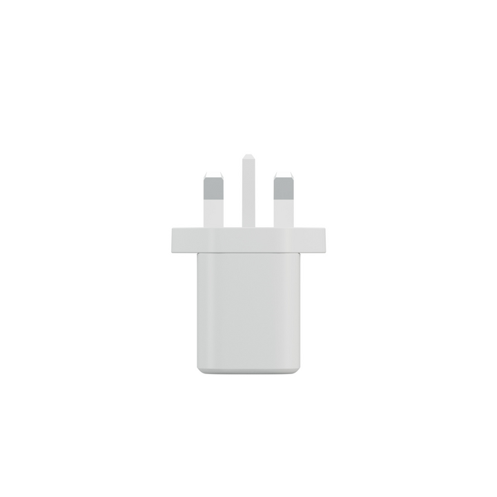 BAZIC GOPORT VELOX KIT, 1C1A GAN CHARGER 35W(UK) WITH WEAVE CABLE-WHITE