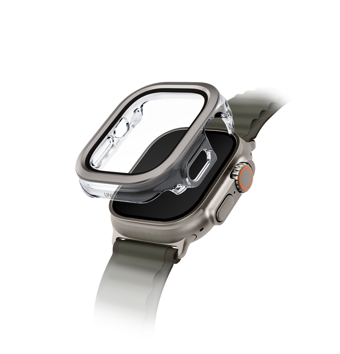 UNIQ VOUTE WATCH CASE WITH TEMPERED GLASS SCREEN 49MM
