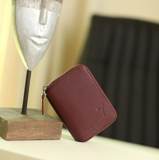 7WALLET FLOTER ZIPPER MAROON