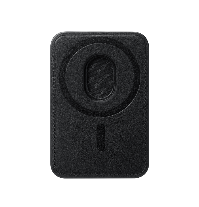 PITAKA Magnetic Woven Wallet BLACK/GREY