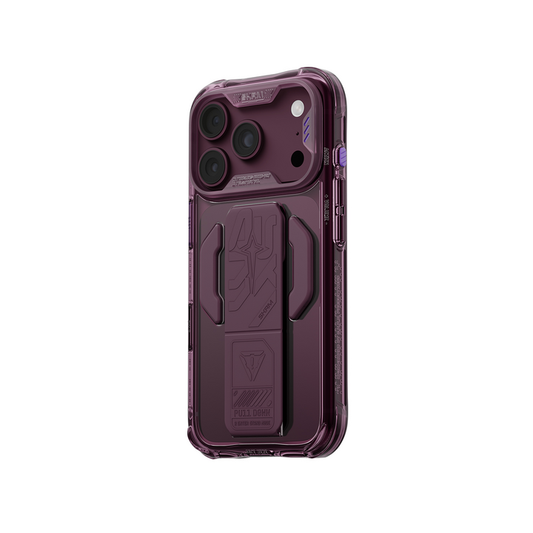 SKINARMA IPHONE 18 PRO 6.3"" (2026) HELIO CE (SILICON GRIP-STAND) - Burgundy
