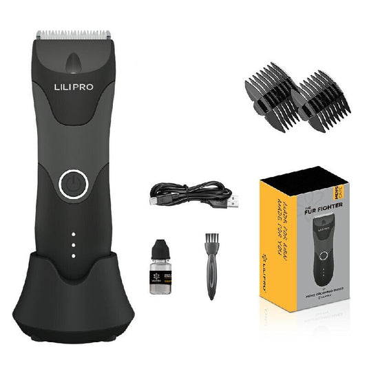 Body Hair Trimmer Cordless Rechargeable Dual Head Ceramic Blade Trimmer LILIPRO B7
