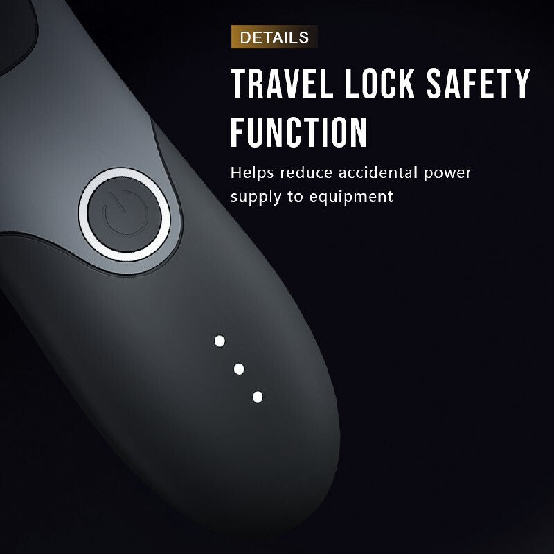 Body Hair Trimmer Cordless Rechargeable Dual Head Ceramic Blade Trimmer LILIPRO B7