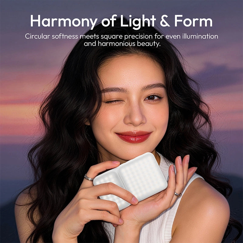 Ulanzi GL01 GlowUp Portable MagSafe Fill Light (Peach Snow)