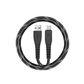 ENERGEA NYLOFLEX USB2.0 USB-A TO USB-C 3A CABLE 3M BLACK