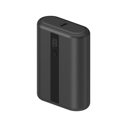 ENERGEA COMPAC MINI 3 WITH DISPLAY PD3.0/USB/USB3.0/SCP/ POWERBANK, 10000MAH LI-ION - GUNMETAL BLACK