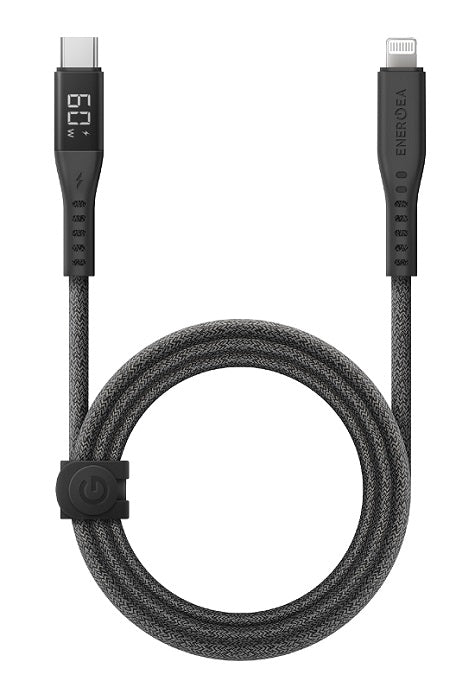 ENERGEA FLOW C-L MFI DISPLAY CABLE WITH MCT 1.5M - BLACK