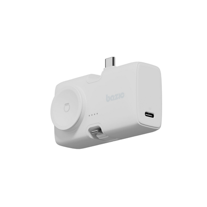 BAZIC GOPOWER KODA, 2IN1 5000MAH FOLDABLE USB-C / LIGHTNING PIN POWERBANK WITH APPLE WATCH CHARGER