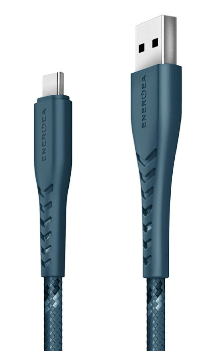 ENERGEA NYLOFLEX USB2.0 USB-A TO USB-C 5A UNIVERSAL CABLE 1.5M BLUE