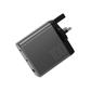 ENERGEA AMPCHARGE GAN100, 2C1A PD/PPS/SCP/QC3.0/AFC/FCP/ WALL CHARGER,100W (UK) - GUNMETAL