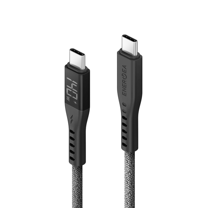 ENERGEA FLOW DISPLAY CABLE, 240W USB C-C 1.5M BLACK