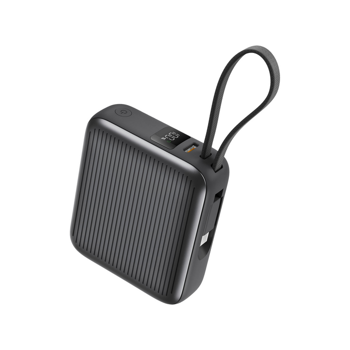 ENERGEA INTEGRA MINI 35, 10000MAH POWERBANK WITH BUILT IN USB-C CABLE PD35W  - GUN