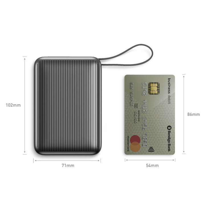 ENERGEA INTEGRA ULTRA 45, 20000MAH POWERBANK WITH BUILT IN USB-C CABLE PD45W -  GUN