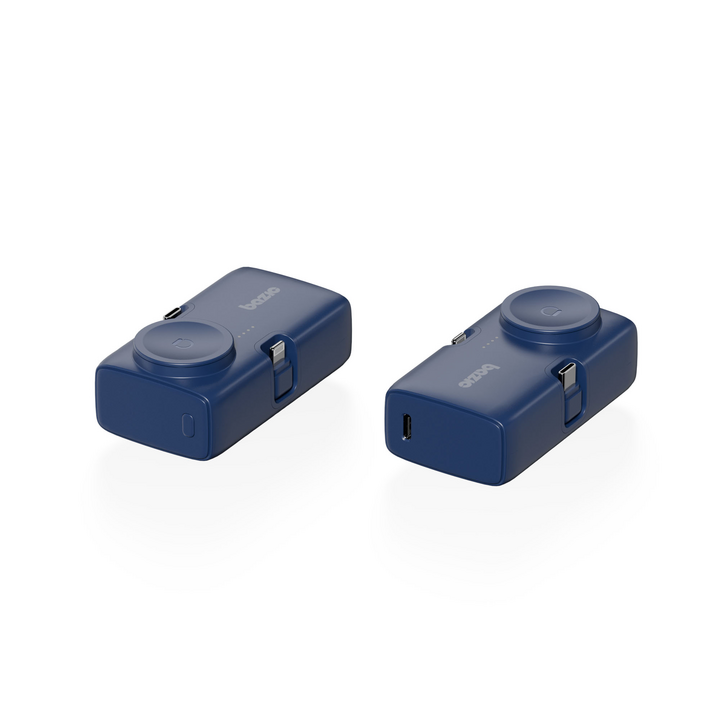 BAZIC GOPOWER KODA, 2IN1 5000MAH FOLDABLE USB-C / LIGHTNING PIN POWERBANK WITH APPLE WATCH CHARGER