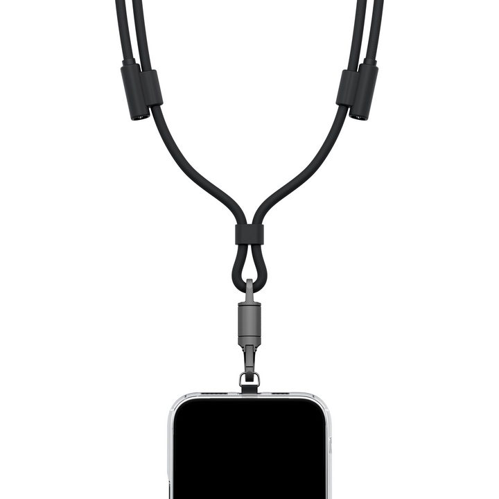 ENERGEA LASSO LANYARD C-C CABLE 480MBPS, 240W WITH LANYARD CARD 1.5M