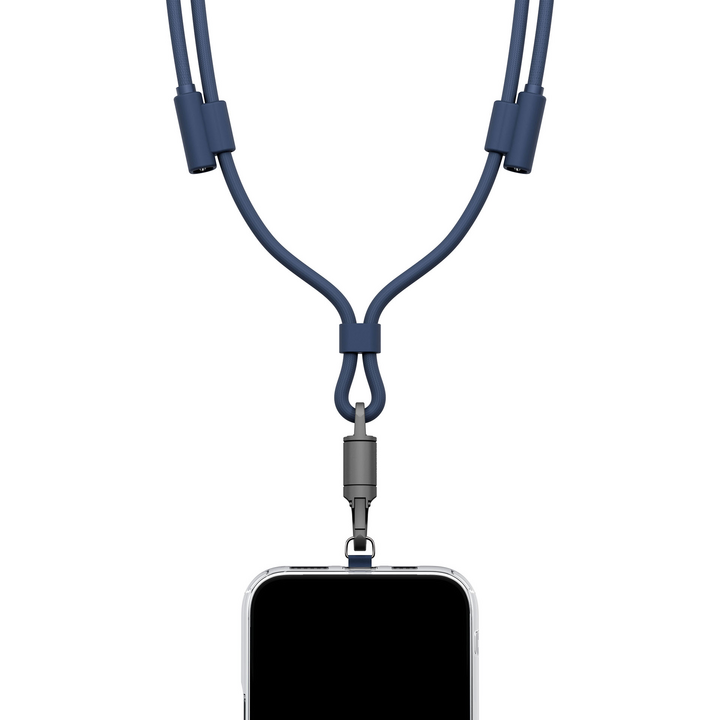 ENERGEA LASSO LANYARD C-C CABLE 480MBPS, 240W WITH LANYARD CARD 1.5M