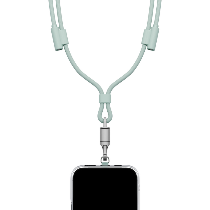 ENERGEA LASSO LANYARD C-C CABLE 480MBPS, 240W WITH LANYARD CARD 1.5M