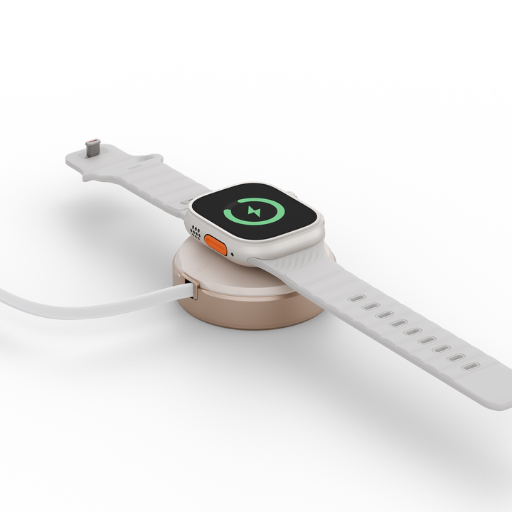 ENERGEA MAGDUO ARC, 2IN1 PHONE  AND APPLE WATCH CHARGER WITH RETRACTABLE CABLE