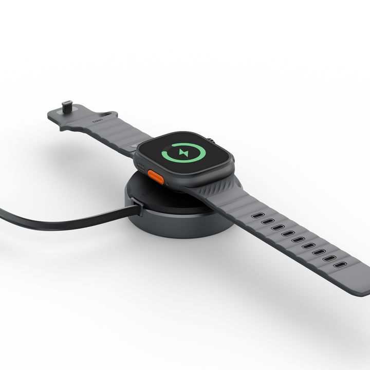 ENERGEA MAGDUO ARC, 2IN1 PHONE  AND APPLE WATCH CHARGER WITH RETRACTABLE CABLE