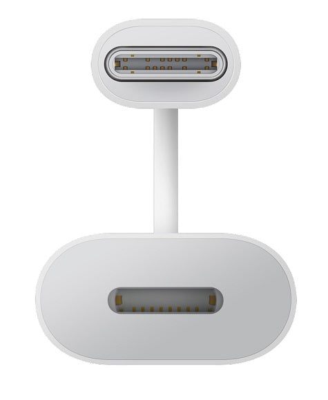 BAZIC GOCHARGE, C-LIGHTNING ADAPTER FOR POWER AND DATA TRANSFER. SUPPORTS CARPLAY - WHITE