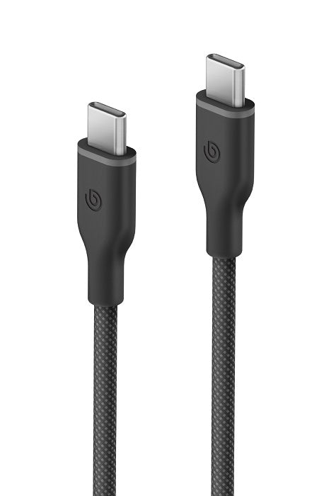 BAZIC GOCHARGE WEAVE C-C CABLE 480MBPS, 60W 1.5M - BLACK