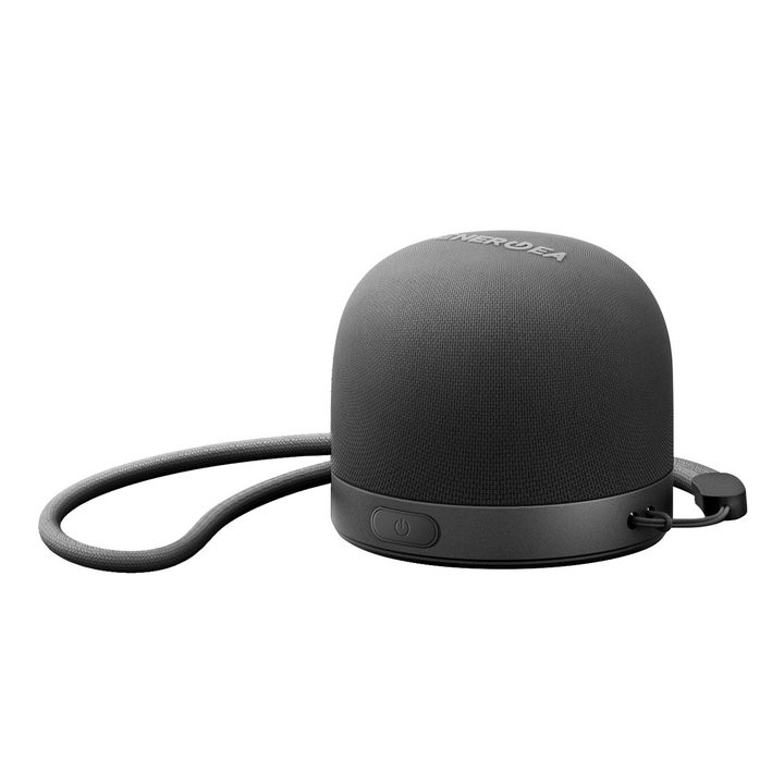 ENERGEA MAGAUDIO GO PLUS, QI PORTABLE MAGSAFE SPEAKER WITH LANYARD - CHARCOAL